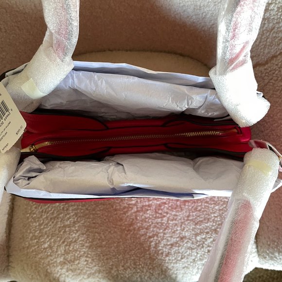 Coach Lexy Shoulder Bag Bright Pink PEBBLE LEATHER NWT - Picture 5 of 14